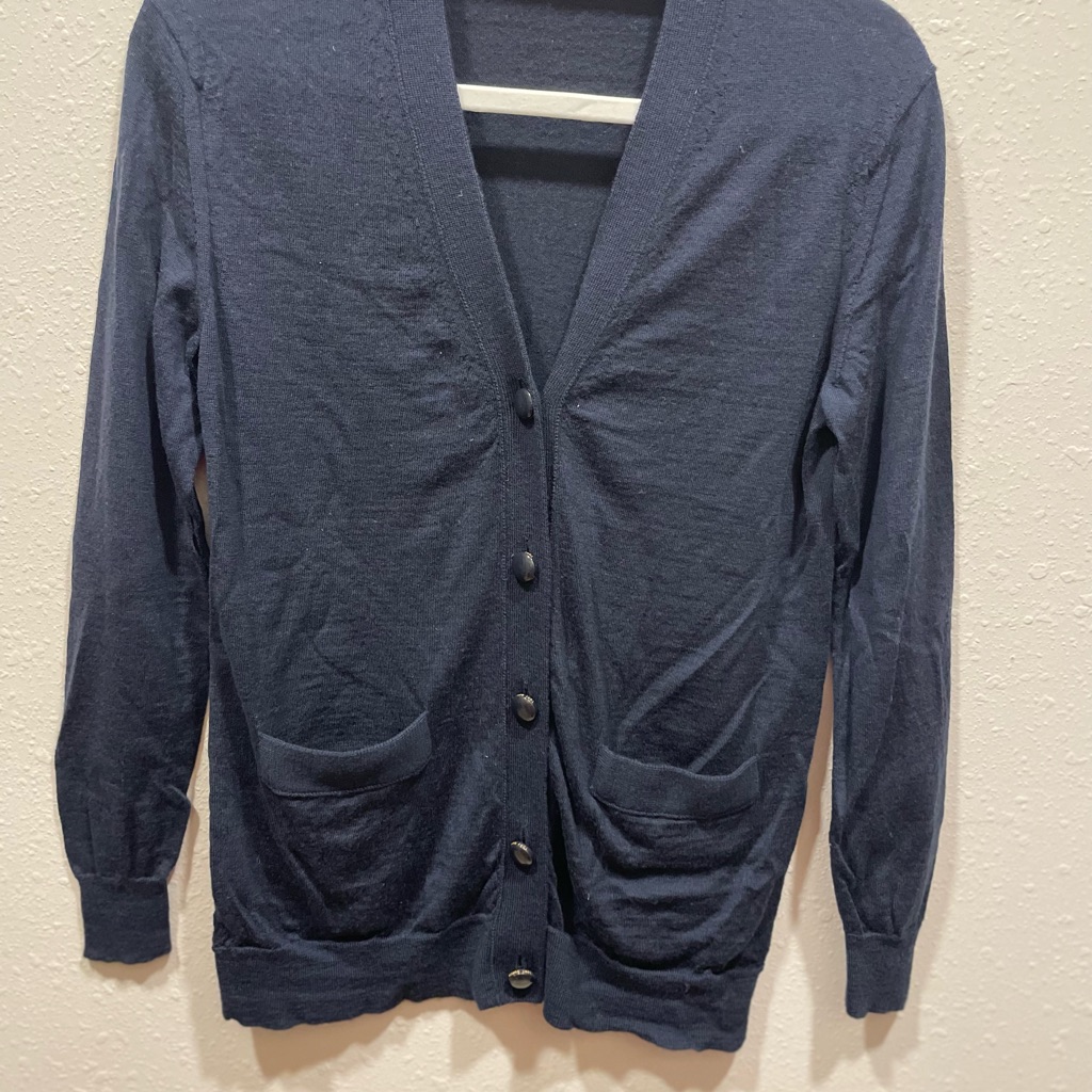 Tory Burch Women's Navy Cardigan